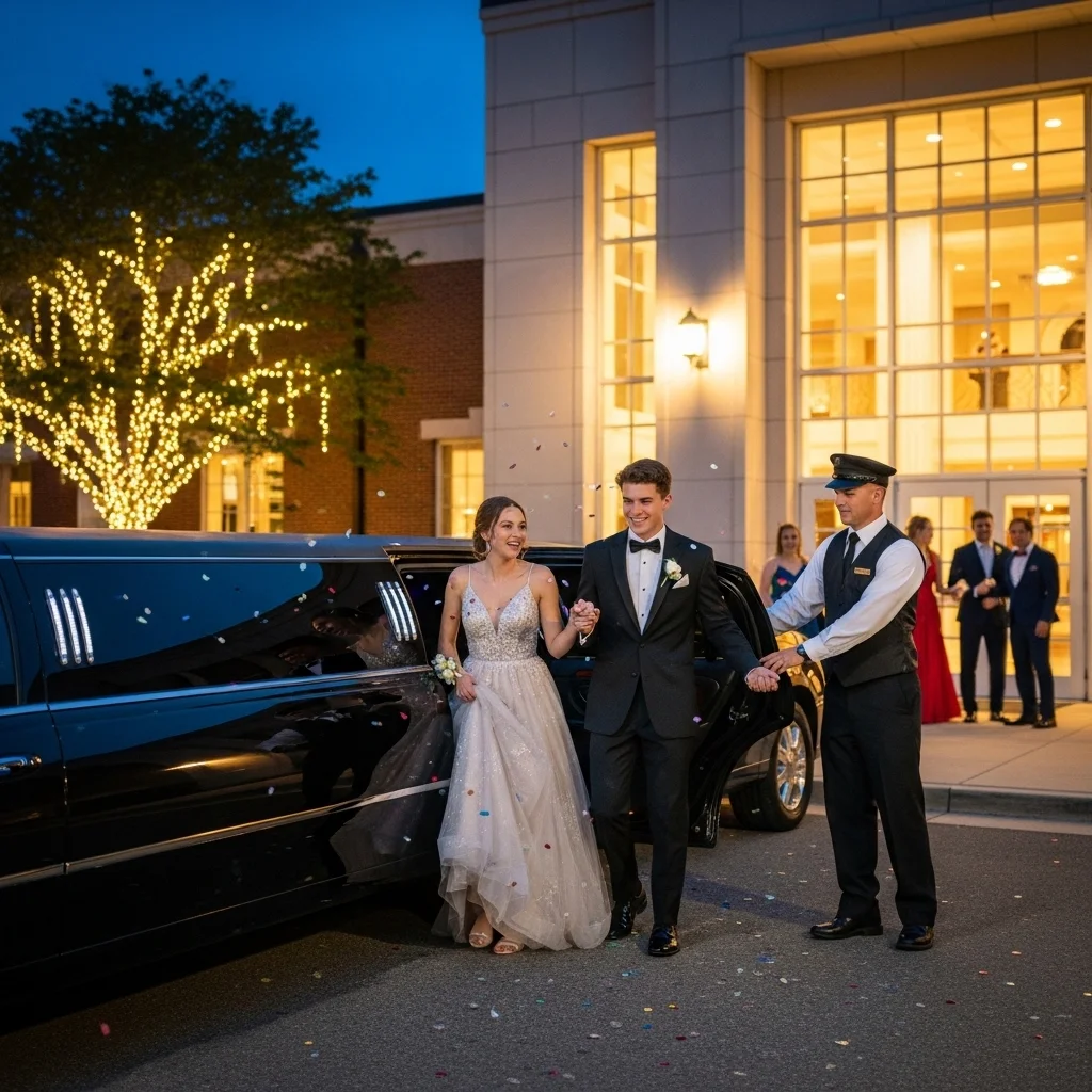 Couple Prom Limo Service